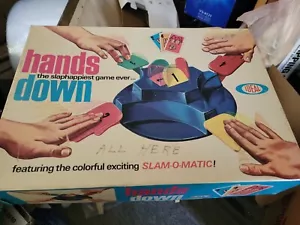 Vtg 1964 Hands Down Board Game by Ideal Toy Complete Original Box Slam-O-Matic - Picture 1 of 4