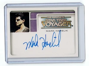 MARK HARELIK AS KASHYK AUTOGRAPH CARD A3 2002 THE COMPLETE STAR TREK VOYAGER - Picture 1 of 2