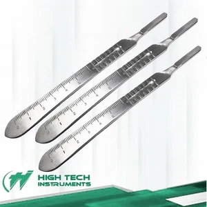 3 New Surgical Scalpel Blade Knife Handle Holder #4 Surgical Veterinary Dental - Picture 1 of 3