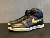 Air Jordan OG 1 Black/Gold Family And Friends Edition 1985 Original