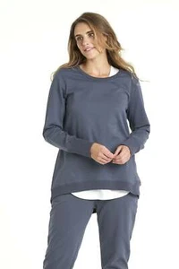 Betty Basics Dolly Sweater in Indi Blue - Picture 1 of 10