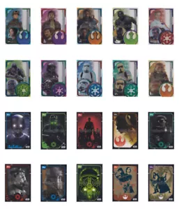 Star Wars Force Attax - Rogue One-Transparente-/Sticker-Karten 193-212 aussuchen - Bild 1 von 21