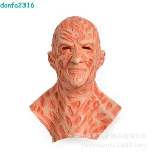 Freddy Krueger Cosplay Mask Props Gloves Halloween Latex Accessories Gifts Party - Picture 1 of 8