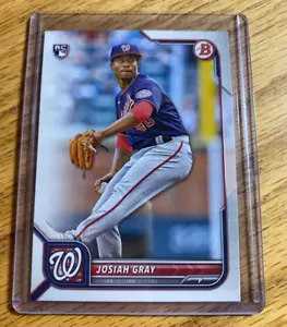 2022 Bowman Josiah Gray #18 Rookie Card Washington Nationals - Free Shipping NM - Bild 1 von 2