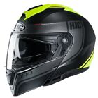 Helmet Modular Motorcycle HJC i90 Davan mc4hsf Matte Black Yellow Fluo Size L