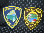 713 South Carolina OCONEE & PICKENS COUNTY SHERIFF Patch 2pc Lot