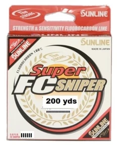 Fluorocarbono francotirador Sunline Super FC 16 lb 200 yardas transparente - Imagen 1 de 1