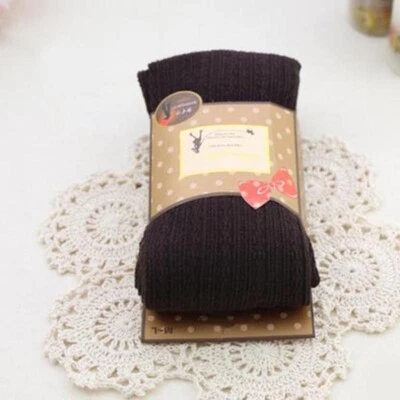 Womens Winter Wool Cable Knit Sweater Tights Stretch Stockings Pantyhose - Image 1 of 4