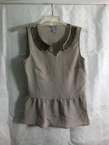 H&M women sleeveless shirt tank top blouse size 4, 039WET03 - Picture 1 of 5