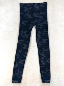 SPANX Leggings Women’s M Look at Me Now Seamless FL3515 BLACK Camo Full Length - Picture 1 of 8