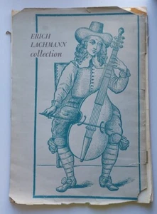 ERICH LACHMANN COLLECTION, PORTFOLIO OF PHOTOS OF STRINGED INSTRUMENTS. BOOK - Picture 1 of 9