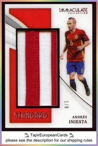 /8 Andrés Iniesta Barcelona ESP Panini Inmaculada 2021 Reliquia JUGADOR IS-AI USADO - Imagen 1 de 2