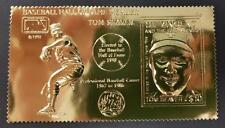 Honoring A Legend - Tom Seaver Baseball Hall of Famer -  Gold Stamp - MNH