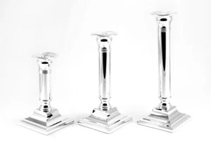 B-Stock Candle Holder Silver Plated Candelabra - Picture 1 of 10