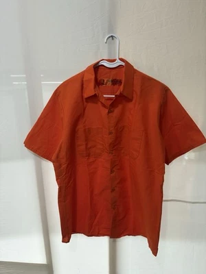 Camisa de Trabajo LG Red Kap Naranja 2 Bolsillos Hombre Uniforme Industrial Manga Corta Foto 1 de 3