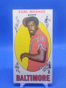 1969-70 EARL MONROE Topps #80 "THE PEARL" Baltimore Bullets - Picture 1 of 12