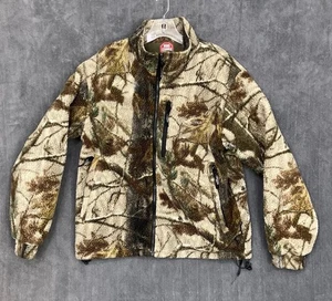 VTG Team Realtree WindStopper Camo Jacket Mens Medium SHERPA Fleece Full Zip - Picture 1 of 19