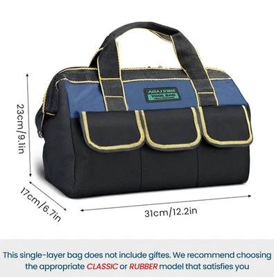 Multifunctional Tool Bags 1680D Oxford Cloth Electrician Bags Waterproof and Wea - Image 1 of 4
