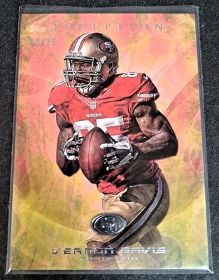 2013 Topps Inception VERNON DAVIS #01/75 First One EBAY 1/1 Bookend SSP 49ers - Image 1 of 3
