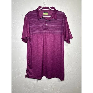 PGA tour pro series purple athletic polo mens large golf workout athleisure - Picture 1 of 7
