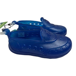 Speedo blau Gummi Gummi Schuhe Jungen Kleinkind Größe S 5-6 Neu mit Etikett - Bild 1 von 9