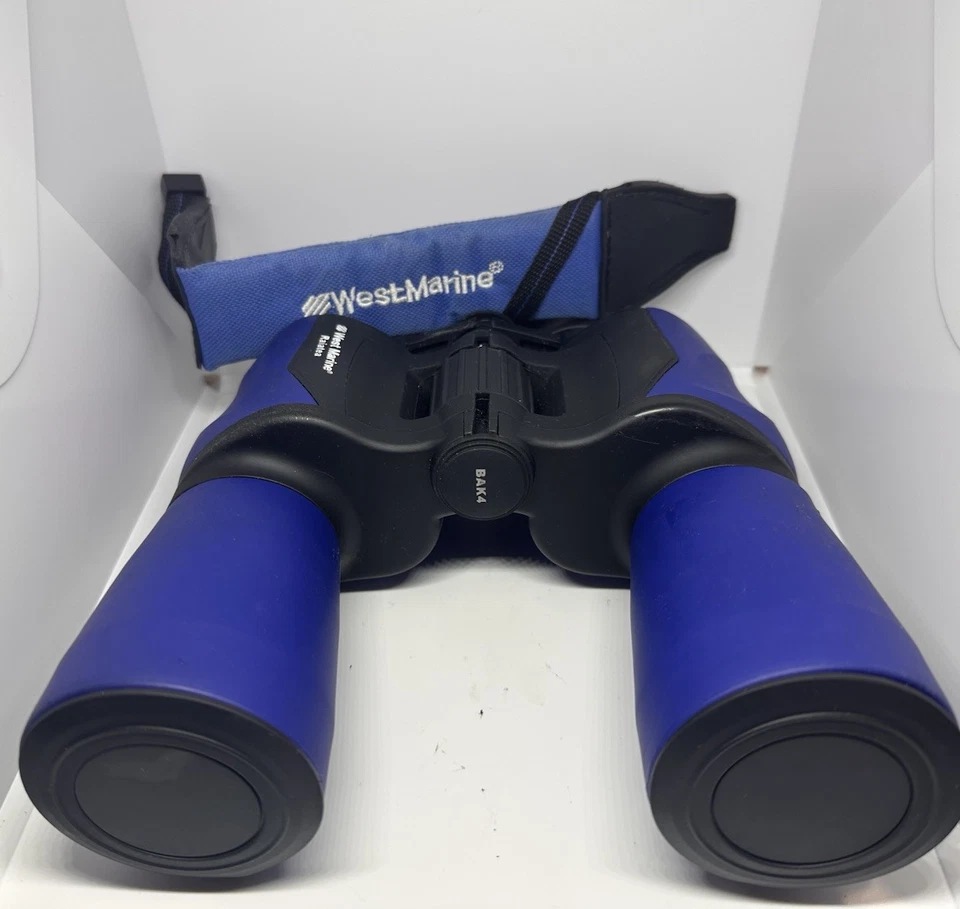 Raiatea West Marine Binoculars 7x 50, Field 350ft/1000yds Carry Bag Owner Manual - Image 1 of 4