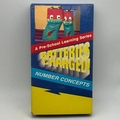 Batteries Charged A Pre-School Learning Series Number Concepts 1994 VHS Tape - Image 1 of 4