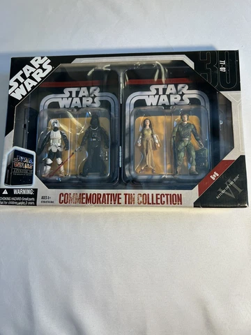 Star Wars Commemorative Tin Collection 6of6. 4 Figures Return Of The Jedi VI Cover