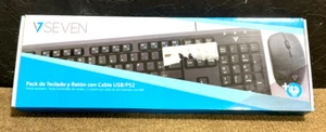 V7 USB Keyboard and Mouse CKU200MX ✅ ❤️️ ✅ ❤️ Sealed Inside! Brand New! - Picture 1 of 3