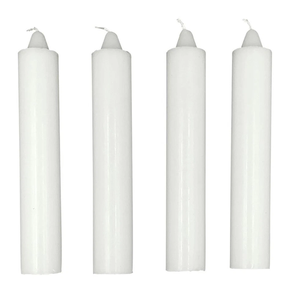 9"x1½ "Jumbo" Candles Pack of 4 Candles Unscented - Image 1 of 1