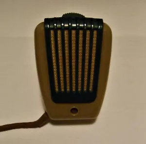 Mikrophon historisch - 40er Jahre grün/braun - 5 Pol Stecker - 200 g - 7x5x3 cm - Bild 1 von 11