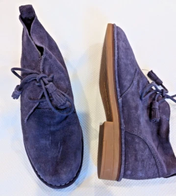 Hush Puppies Botín Chukka Púrpura Borlas Talla 7.5M LEER Foto 1 de 4