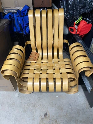 Silla Frank Gehry Power Play para Knoll Studio - ¡Rara! Obra de arte para el hogar Foto 1 de 4