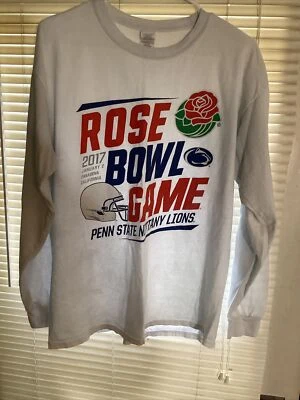 2017 Penn State Nittany Lion Rose Bowl Long Sleeve T Shirt Large - Image 1 of 4