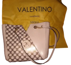 Valentino Sandrine Monogram Leather Shoulder Purse~NWT~Dust Bag~Blush Pink - Picture 1 of 12