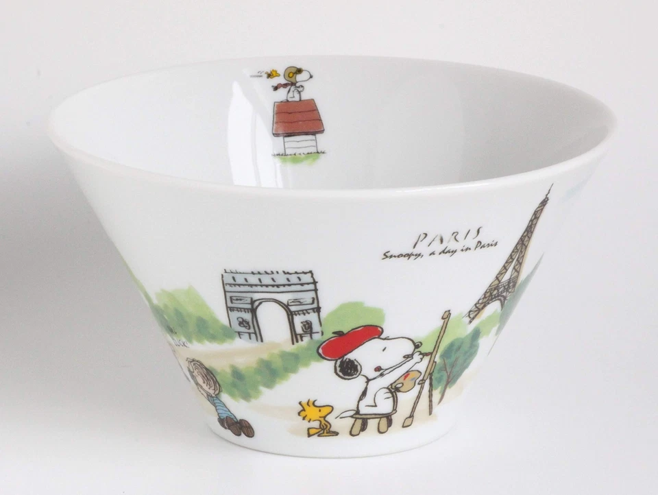 NEU PEANUTS Snoopy World Travel Multi Bowl Paris White 700ml - Bild 1 von 1
