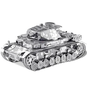 Piececool 3d puzzles for Adult Military IV Tank Metal Model Kits halloween Gifts - Picture 1 of 9