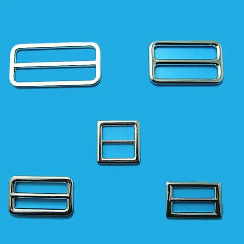 Metal Sliding Bar Strap Adjuster Buckles Slider 20mm 25mm 32mm 38mm 50mm - Image 1 of 2