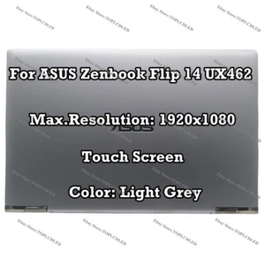14" ASUS ZenBook Flip 14 UX462 UX462DA UM462 UM462DA FHD Komplett Berühren Grau - Bild 1 von 8