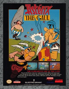 Asterix The Gaul (Cancelled) NES Super Nintendo SNES Print Ad Vintage Art A 1994 - Picture 1 of 1