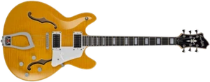 Hagstrom Super Viking In Dandy Dandelion E-Gitarre, SUVIK-DDL-U. Neu! - Bild 1 von 2