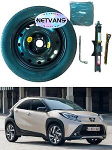 roue de secours galette 17''  pour Toyota Aygo X avec cric cle et sac