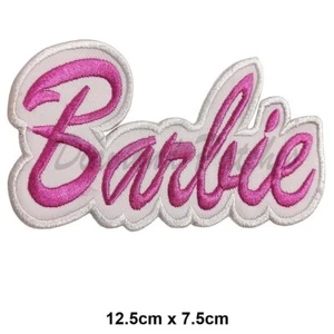 Barbie Stickerei Aufnäher Eisen Nähen auf Film Comic Mode Abzeichen - Bild 1 von 2