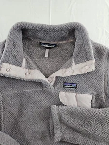 Patagonia Pullover Girls Size Large 12 Purple Re-Tool Snap-T Fleece Youth 65586 - Picture 1 of 17