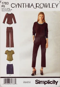 Simplicity 1783 Cynthia Rowley ~ Misses' Blouse - Pants- Skirt ~ 12-20 - Picture 1 of 5