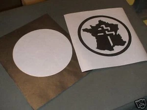 POCHOIR STENCIL MARQUAGE CARTE 1 FFL 2DB 12CM .jeep willys dodge - Foto 1 di 1