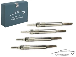 4 PCS VEGO GLOW PLUGS MERCEDES W202 S202 W124 S124 220D 250D 300TD 0011591501 - Picture 1 of 3