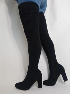 Stretch Suede Many Colors, Size 40 - 47 Zipper 11 Cm Heel, Length 70 Cm PL - Picture 1 of 3