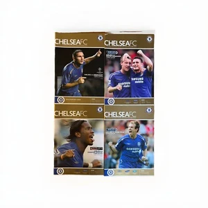 Bundle of 4 Chelsea Home Premiership winning programmes 2005/06 Various Cond - Picture 1 of 2