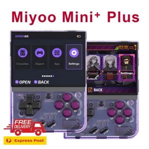 Miyoo Mini Plus Retro handheld Console 128GB OnionOS WiFi Easy Net Play - Purple - Picture 1 of 9